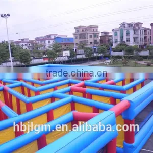 18oz Vinyl Laminated Polyester,laminated Pvc Tarpaulin for Bouncer Material thumbnail-3