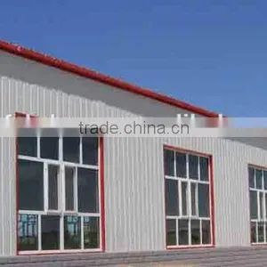Professional Manufacture Sandwich Panel Steel Frame Prefabricated Warehouse thumbnail-4