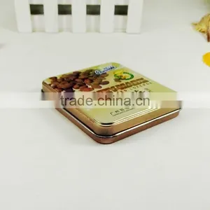 Factory Sale Rectangular Hinged Cigar Tin Metal Box thumbnail-1