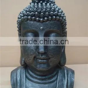 Bronze Darkness Buddha Head Statue for Garden thumbnail-1