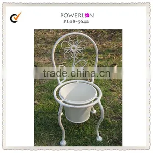 Antique New Item Wrought Iron Outdoor Metal Flower Pot thumbnail-5
