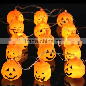 N93 3.5M Halloween Props Haunted House Supplies Bar Decoration 16 LED Pumpkin String Light Fairy Lights Festival Lamp thumbnail-1