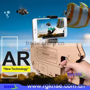 Wholesale Bluetooth Funny Ar Gun Wooden Toy 3d Ar Gun Game thumbnail-1