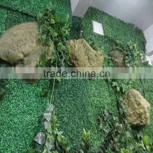 Wholesale Price Decoration Indoor Artificial Wall Hanging Plants and Rocks thumbnail-1