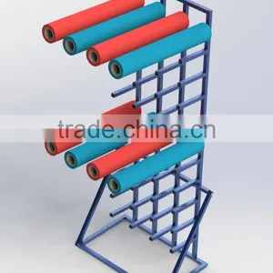 SDI_1061B Floor Standing 44 Vinyl Roll Rack thumbnail-1