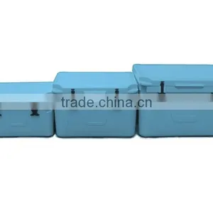 Food Grade LLDPE Material 80L Plastic Rotomolded Large Reusable Ice Cooler Box thumbnail-3