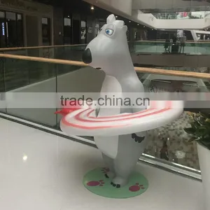 Fiberglass Bear Statue With Lollipop thumbnail-4