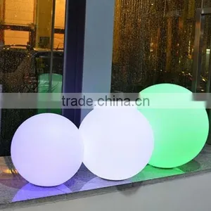 Solar Powered Giant RGB Plastic Flowing LED Light Ball With 16 Colors Change thumbnail-5