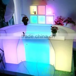 Modern Colorful Rechargeable Battery LED Bar Counter for Bar/garden Decoration thumbnail-1