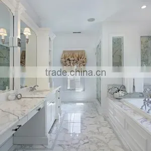 Export Heat Resistance Natural Stone Cheap Guangxi White Marble Tile thumbnail-2