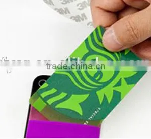 China 3M Sticker Card Holder,mobile Phone Silicone Wallet thumbnail-3