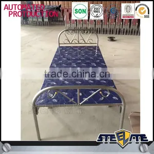Iron Bed Design Furniture Pakistan Cheap Price of Folding Bed thumbnail-5