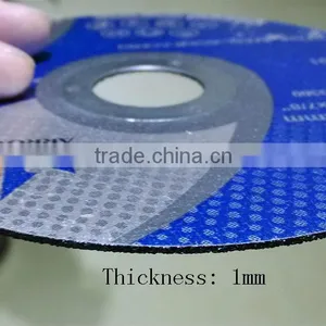 4" 100x1x16mm Flat Resin Bonded Reinforced Metal Cutting Disc thumbnail-3
