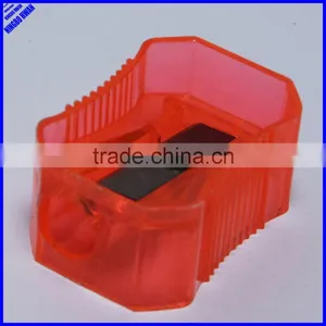 Mini Plastic One Hole Manual Colored Cheap Pencil Sharpener thumbnail-1