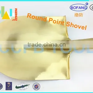 Non-Sparking Brass Round Point Shovel ,Explosion-proof Aluminum Bronze Spade thumbnail-1