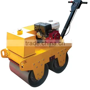 Small Mini Tandem Double Drum Vibration Roller thumbnail-6