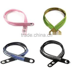PU Leather Bracelet, Hot Sale Gift Leather With Crystal Gem Decoration thumbnail-2