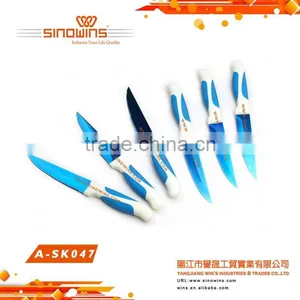 A-SK052 Super Quality Stainless Steel Steak Knife Set With Wooden Handle thumbnail-5