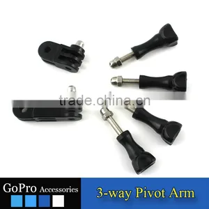 2016 New Wholesale 3-way Pivot Arm for Sports Camera Accessory Action Camera Accessory thumbnail-2