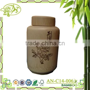 Bamboo Tea Bottle Oriental Style Mini Popular Box Tea Container ECO Bamboo Tea Box thumbnail-2