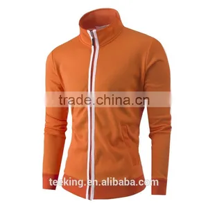 Custom Men's 65%cotton 35%polyester Fleece Outdoor Jacket thumbnail-3