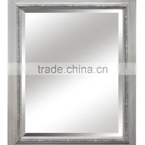 Framed Shape and Wood Material Antique Mirror Picture Frame thumbnail-1