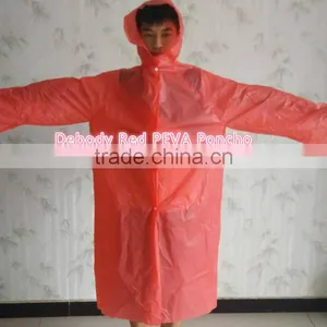 Adult 100% PEVA Poncho Raincoat for Climbing and Walking thumbnail-1
