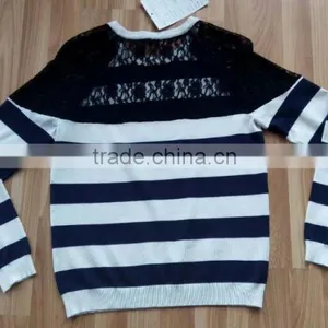 Detachable Lacing Sleeve&back Sweater Design for Women (BKN646) thumbnail-6