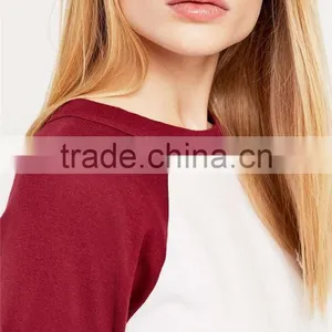 Thin Long Sleeve T-shirt Baseball T-shirt 3/4 Sleeve Raglan T-shirt thumbnail-4