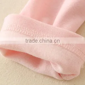 Child One Piece Undershirts Long Sleeves Top for Girls Baby Pink and White Long Sleeves T-shirts for Autumn thumbnail-6