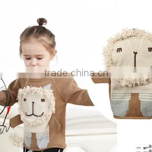 2016 Hot Sell Handmade 3D Lions Children Knitted Sweater thumbnail-1