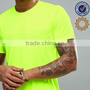 100% Polyester Dryfit Micro Birdeyes American Football t Shirt thumbnail-3