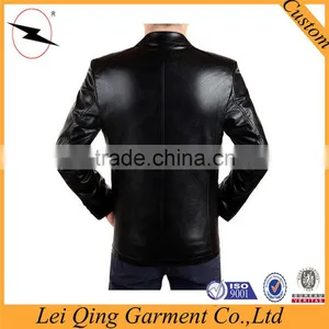 2017 Fashion Latest Designs Wholesale Leather Jacket Clothing pu Leather Coat thumbnail-6