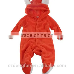 Cartoon Coral Fleece Newborn Baby Romper Costume Baby Clothes Animal Overall Menina Winter Warm Longsleeve Baby Rompers Jumpsuit thumbnail-2