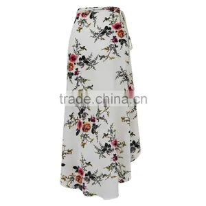 Fashion Summer Flower Printed Women Maxi Skirt for Wholesale 2017 thumbnail-4