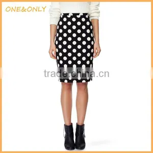 Hot Sale Pencil Polka Dot Skirt thumbnail-1
