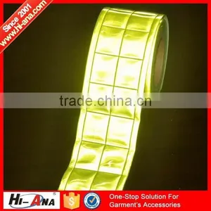 Hi-ana Reflective3 Best Hot Selling Sew on PVC Retro Reflective Tape thumbnail-1