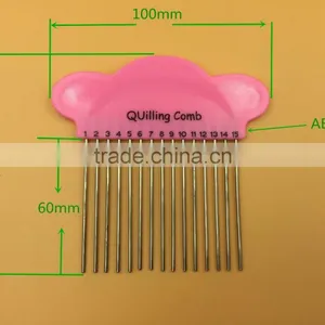 2016 New DIY Craft Quilling Tools Comb Paperboard thumbnail-2