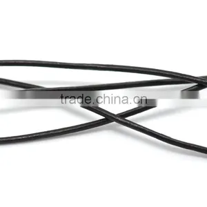 Wholesale Coffee Color Round Real Leather Jewelry Cord 1mm thumbnail-3