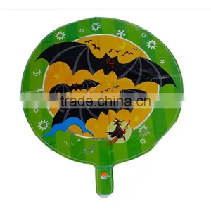 Aluminium Foil Balloon Halloween Ghost Multicolor Halloween Pumpkin Message " Happy Halloween " Foil Balloon thumbnail-1