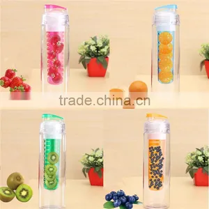 Hot Sale Fashion 760ml Sports Health Fruit Juice Bottle Water Tour Outdoor Sport Cup Bottle Plastic Bottle Four Colors thumbnail-3