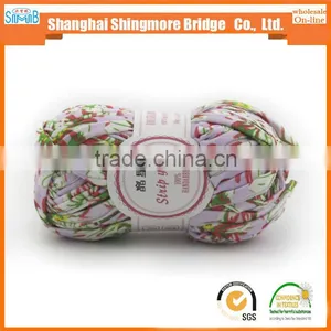 Online Shopping Knitting Yarns China Supplier Best Wholesale Oeko Tex Certified Polyester Fabric Printed t Shirt Yarn Crochet thumbnail-4