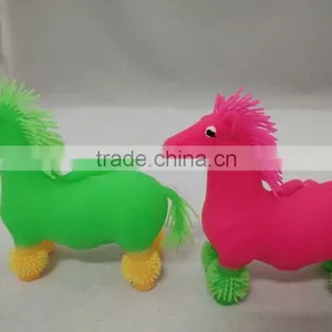 Small Plastic Rubber Horse Toys thumbnail-1