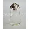 100ML Electro-plated Plastic Perfume Bottle With Plastic Cap and FEA 15mm Aluminum Collar thumbnail-1