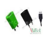 Portable Travel USB AC Cell Phone Power Adapter DC 3V 24V Plug In EU And KC thumbnail-1