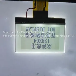 128*64dots Gaphic LCD Module FSTN-,positive I2C Interface thumbnail-1