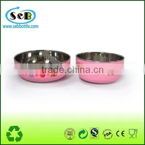 2015 100% Food Grade Children Lunch Box Stainless Steel Inner and Plastic Heat Resistant Outer , Kids Luch Container thumbnail-6