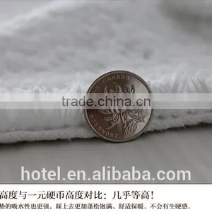 Hotel Plush Bath Rug With Logo Embroideried thumbnail-5