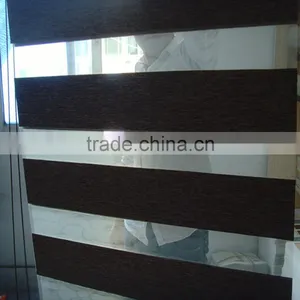 Wholesale Double Layers Day Night Zebra Blinds Blackout Curtai Fabric for Hotel Windows thumbnail-1
