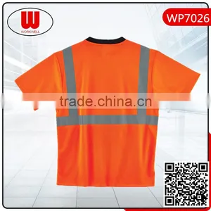High Visibility Polyester Men's t Shirt,custom t Shirt Design thumbnail-2